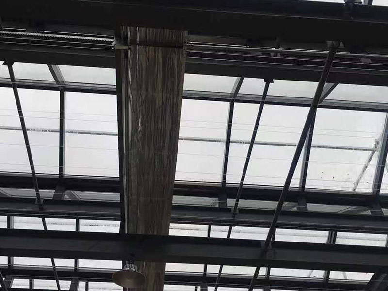 抚州南城农业展览馆室内外电动遮阳幕及电动排烟窗